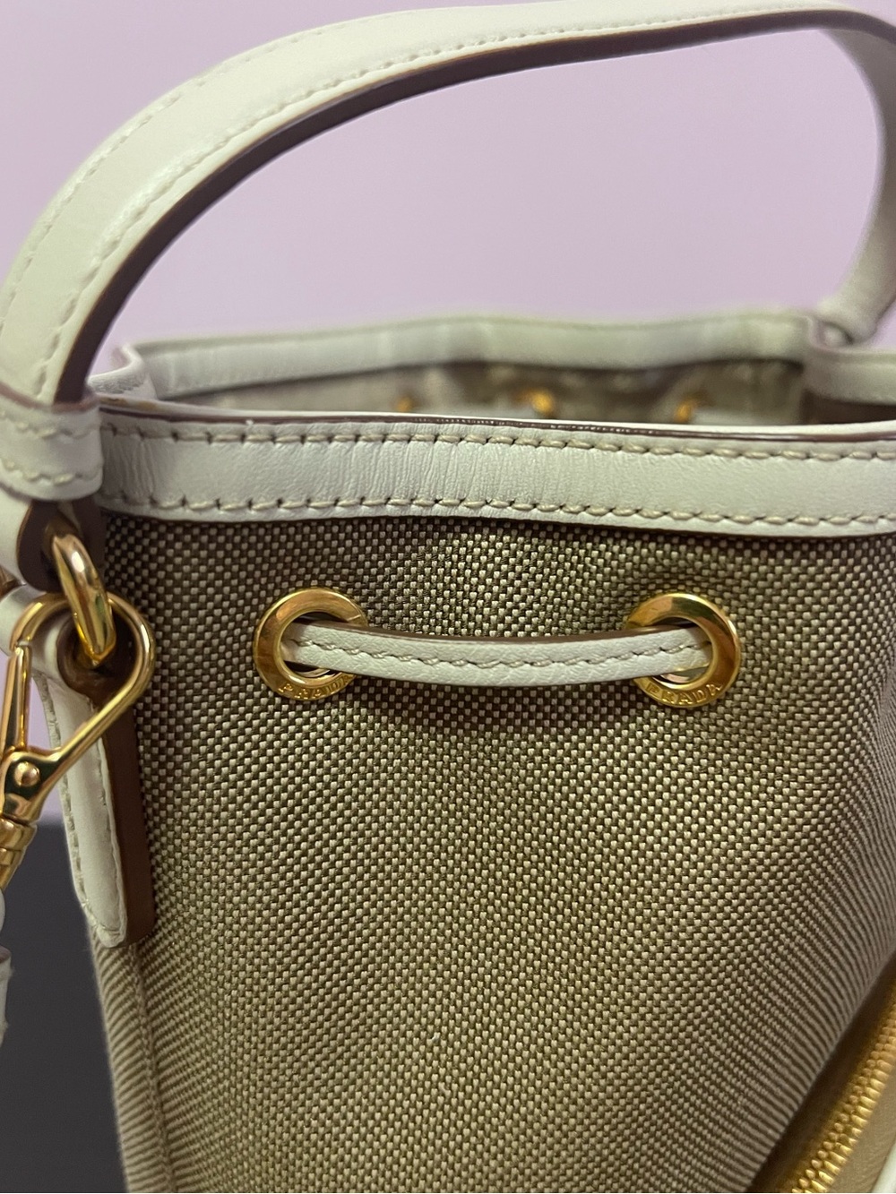 Prada Mini Bucket Crossbody - Picture 4 of 7